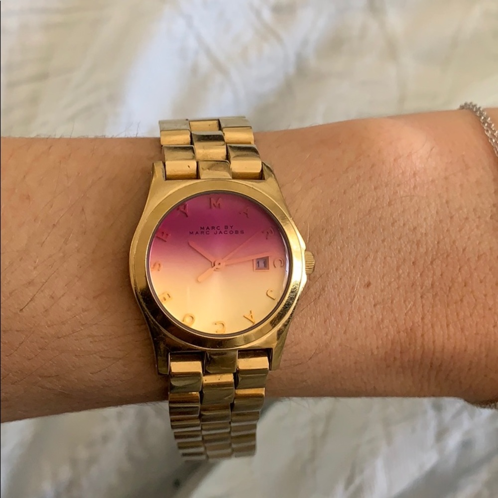 Marc by Marc Jacobs Small Gold Watch